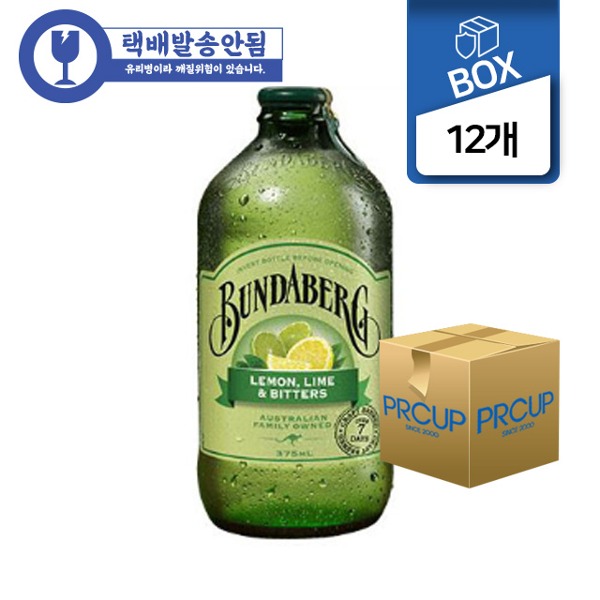 음료/탄산수/분다버그/레몬라임비커/375㎖/Box